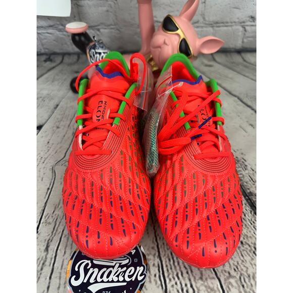 Under Armour Magnetico Elite 3 FG Pro Soccer Cleats Womens 9.5 Red Green NEW UK7 - Picture 2 of 8